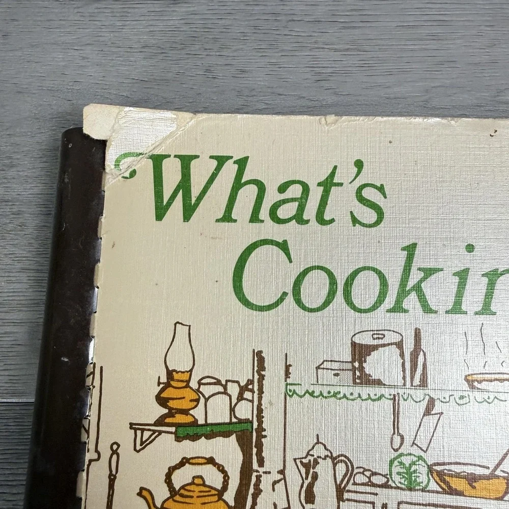 What's Cooking In Farm Bureau Kitchens 1976 Virginia Spiral Cookbook Cream